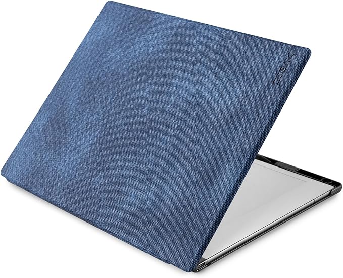 CoBak Case for Remarkable 2 Paper Tablet - Lightweight and Hard Back Shell Protective Book Folio Cover with Built-in Pen Holder - for 10.3 2020 Released (Blue)