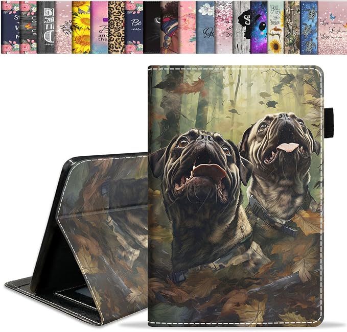 Jungle Camo Pug Funny Expression