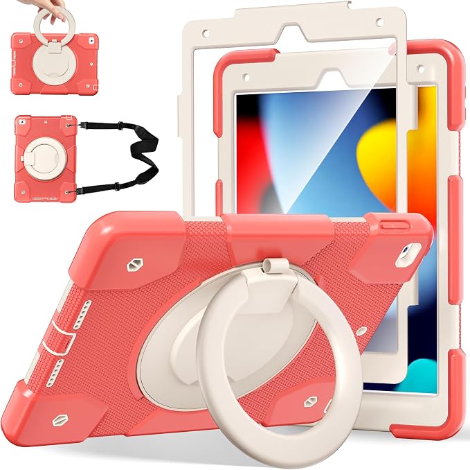 Orange Pink+White