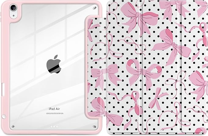 Black Polka Dots&Pink Bows