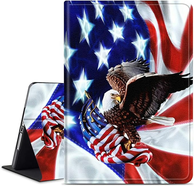 Eagle on American Flag