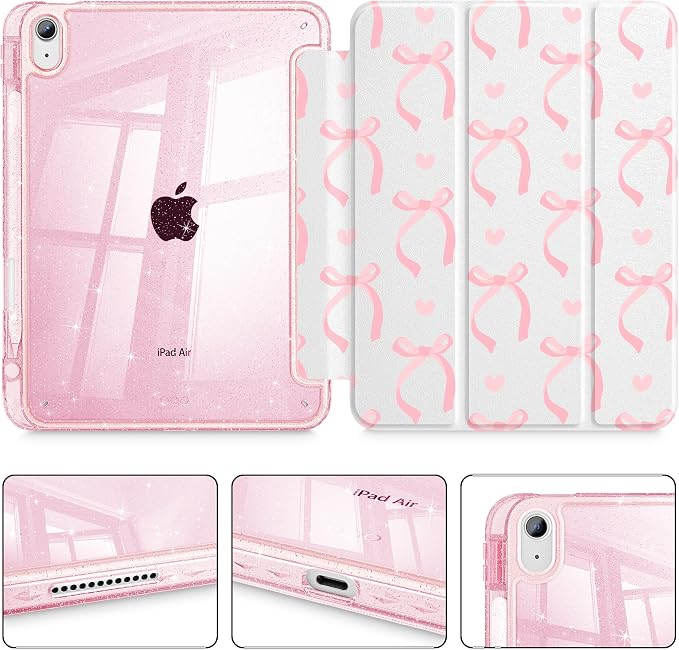 Pink ribbon bow