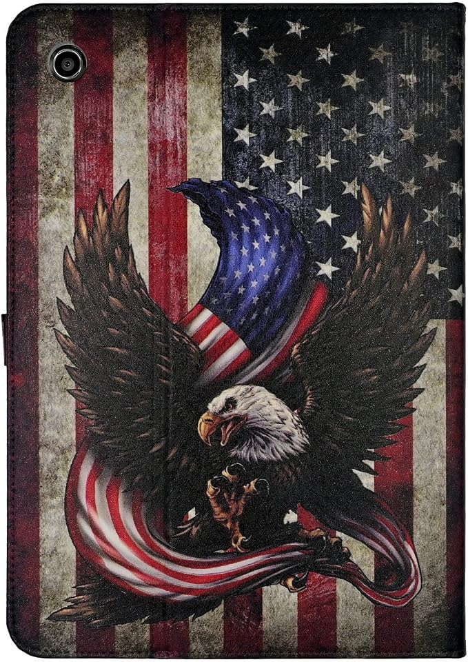 Bald Eagle American Flag