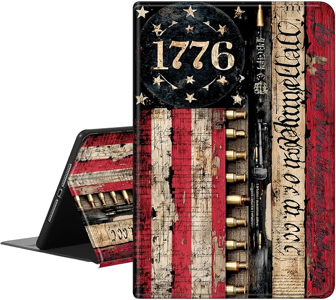 1776 American Flag With Bullets
