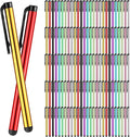 200 Pack Stylus Pens for Touch Screen Capacitive Touch Screen Stylus High Sensitivity Metal Tablet Pen Universal Fine Point Phone Pens for Back to School Universal Screens Device Tablet 10 Color