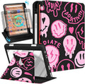 Kidcube for Kindle Fire HD 10/10 Plus Tablet Case - 13th/11th Generation (2023/2021) 10.1 Women Girls Teen Cute Fun Cool Design Rotating Stand Pencil Holder Folio Cases for Amazon Fire HD 10/10 Plus