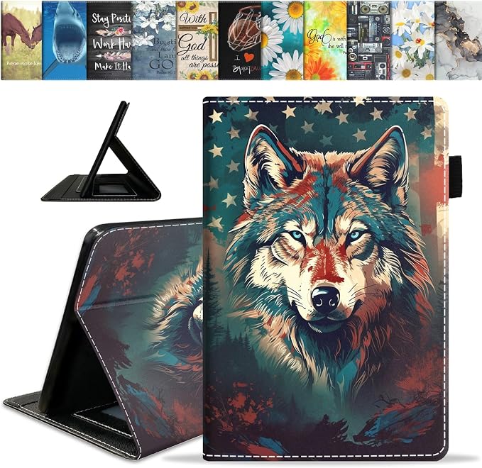 American Flag Wolf