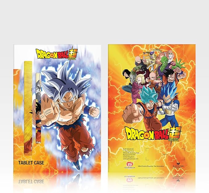 Head Case Designs Officially Licensed Dragon Ball Super Frieza Universe Survival Characters Leather Wallet Case Compatible with Apple iPad Air 2 (2014)
