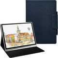 Magnetic Stand Case for 10.95'' XPPen Magic Note Pad (2025 Released) Ultra-Thin Lightweight Premium PU Leather Cover with Magnetic Pen Buckle Auto Sleep/Wake (Cloth Bark Blue)
