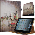 Case for iPad 10.2 9th/8th/7th Generation Multi-Stand Folio Smart Cover with Pocket Auto Wake Up/Sleep for 2021/2020/2019 A2602 A2603 A2604 A2270 A2428 A2429 A2197 A2200 (Butterfly Flower)