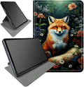 Case for Amazon Fire HD 10 Tablet (5th/7th/9th Generation2015/2017/2019 Release)360 Degree Rotating Swivel Stand Protective Cover for Fire HD 10 TabletFox in Flowers