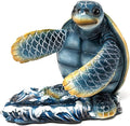 Handcrafted Sea Turtle Cell Phone Stand for Desk - Nautical Coastal Decor Sturdy Resin Phone Stand Beachy Marine Style - Symbol of Wisdom Protection &amp Longevity Universal Phone Compatibility