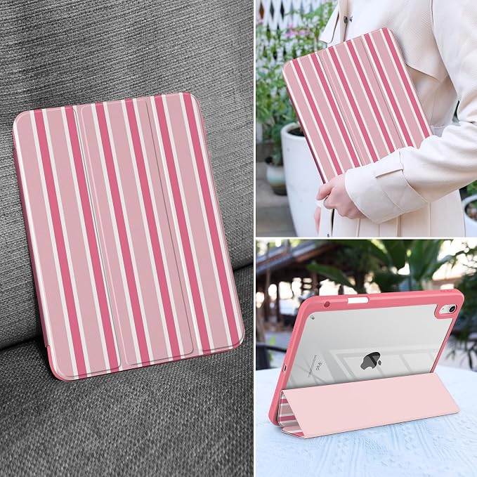 Light Pink&White Stripes