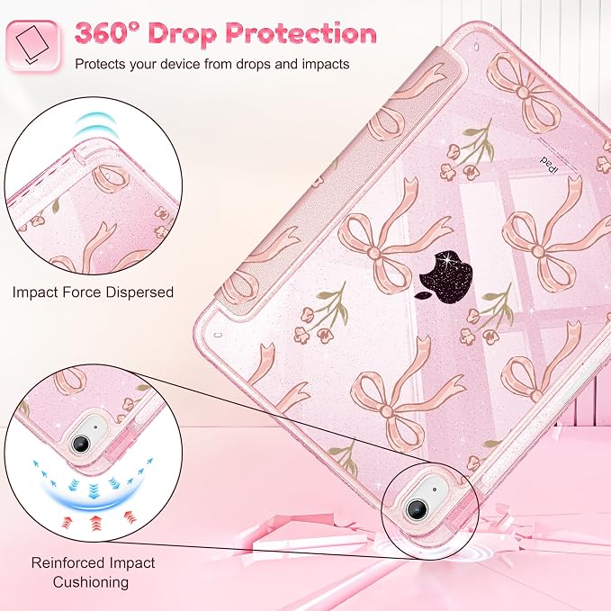 Pink bow floral