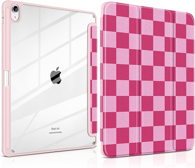 Rose & Light Pink Checkerboard