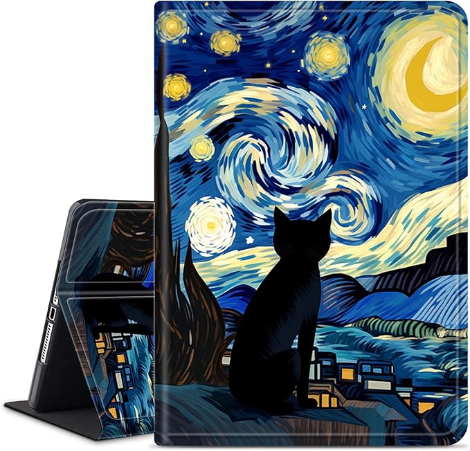 Black Cat Night Sky