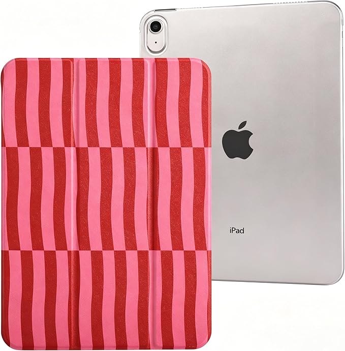 Red Irregular Stripes