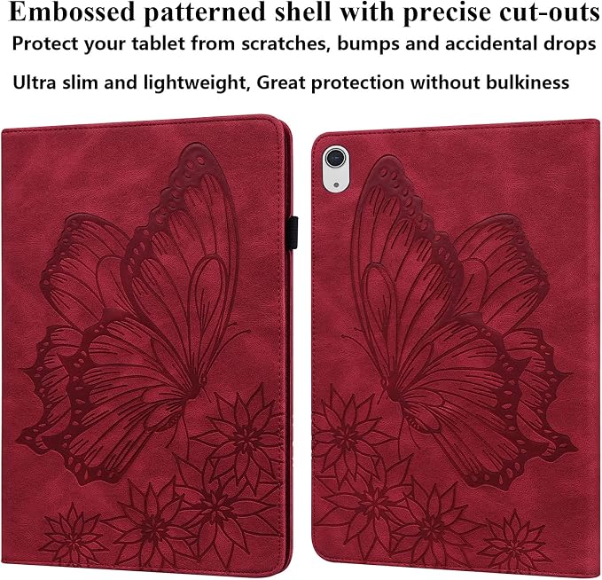 04# Flower Butterfly Red