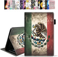 Case for All-New Amazon Kindle Fire HD 10 &amp 10 Plus Tablet 10.1 (13th/11th Generation 2023/2021 Release) - PU Leather Folio Case with Smart Auto Wake/Sleep Mexican Flag