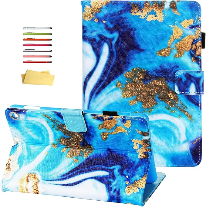 02# Blue Gold Marble