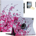 Case for iPad Air 11” M3 2025/Air 11” M2 2024/10.9 inch Air 5 2022/Air 4 2020 Rotating Stand Smart Magnetic Cover Air 5th/4th Generation A2902 A2903 A2588 A2589 A2316 A2324 (Cherry Flower)