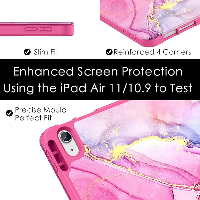 B-HotPink Marble