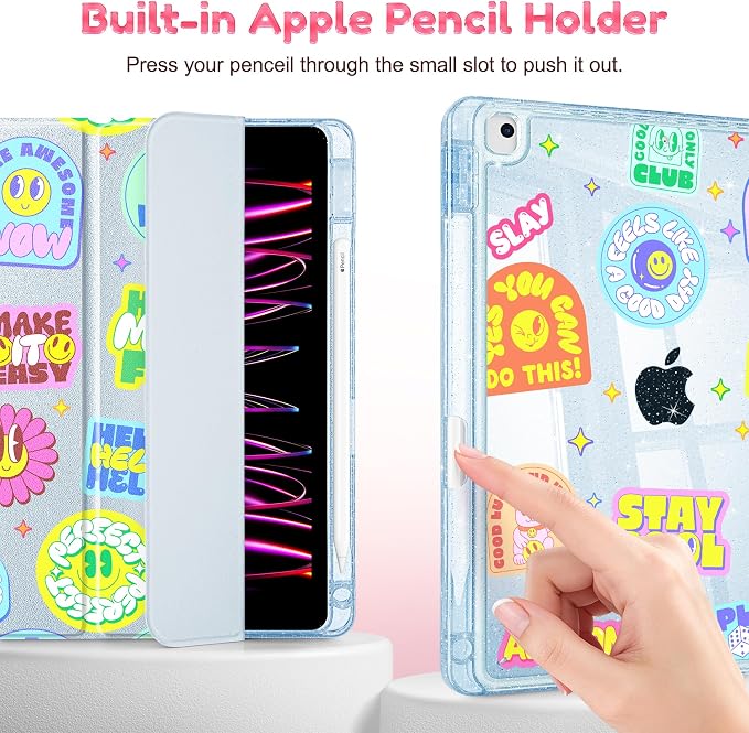 Blue Cartoon stickers