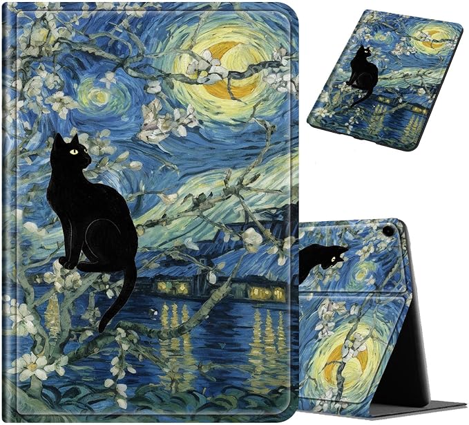 Black Cat Starry Night
