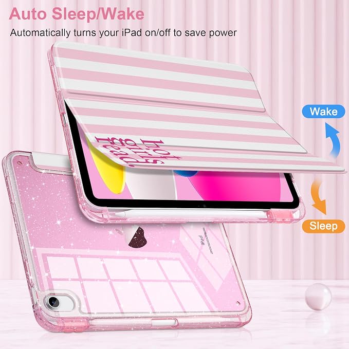 Pink Stripes Quote