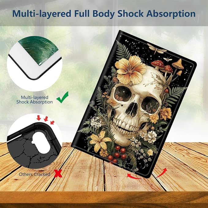 Flower Art Skull