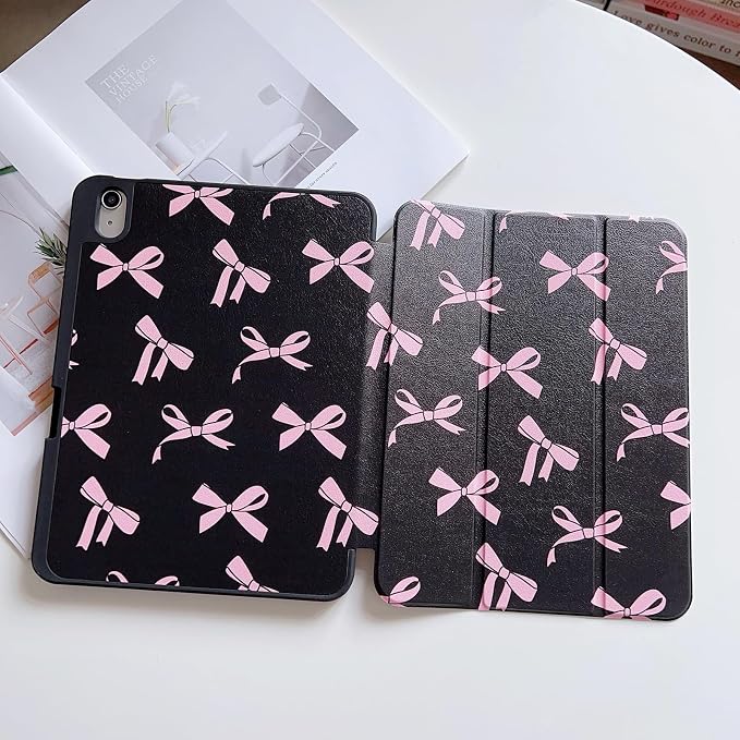 Black and Pink Bow