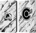 Head Case Designs Officially Licensed NHL Marble Colorado Avalanche Leather Wallet Case Compatible with Apple iPad Air 2 (2014)