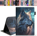 Case for All-New Amazon Fire HD 10 &amp 10 Plus Tablet 10.1 (13th/11th Generation 2023/2021 Release) Slim Stand Folio Cover with Card Slot &amp Auto Wake/Sleep - Wolf