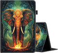Case for All-New Amazon Kindle Fire HD 10 and Fire HD 10 Plus Tablet (13th/11th Generation 2023/2021 Release) 10.1 Slim Folding Stand Cover with Auto Wake/Sleep Elephant