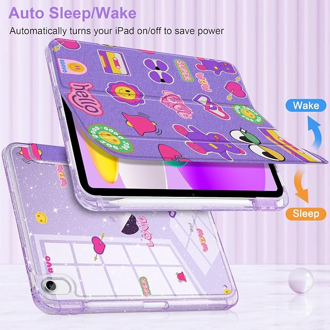 Purple - Retro Stickers