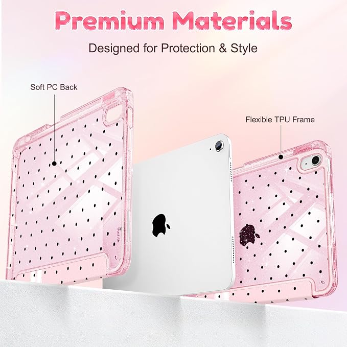 Bow Polka Dot-Pink