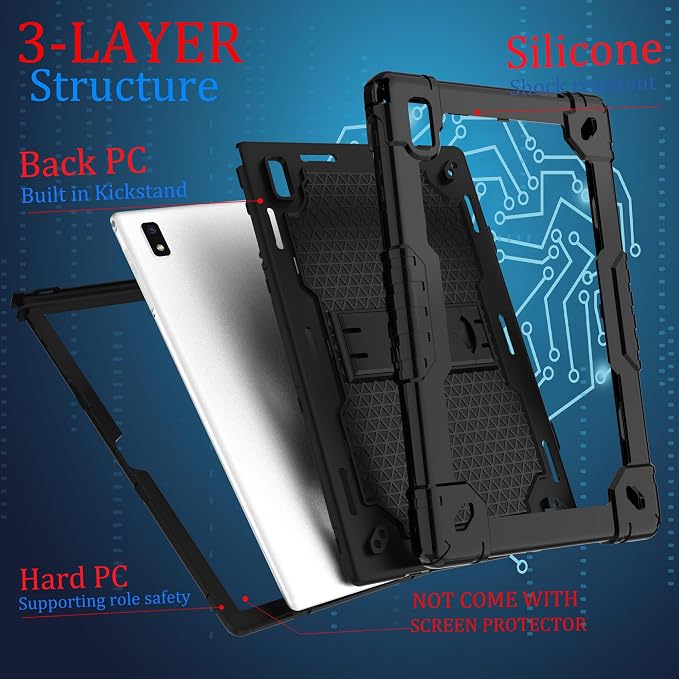 Black+2PCS Glass