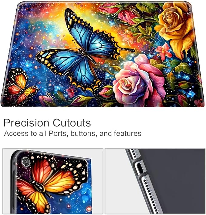 Colorful Roses And Butterfliy