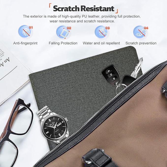 Case Cover for Teclast T60Pro Tablet 12 inch KONXISA Tablet Case with Premium PU + TPU Material Folding Stand Fuction Anti-Scratch Shockproof Full Protection Sleeve Covers Grey