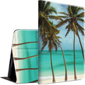 Case for Kindle Paperwhite 12th Generation &amp Kindle Colorsoft Signature Edition 2024 7 inch Lightweight Smart Case PU Leather Adjustable Stand Protective Cover with Auto Wake/Sleep - Palm Tree Bea