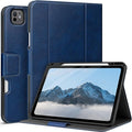auaua Case for iPad Pro 13 Inch (M5/M4) 2025/2024 with Pencil Holder and Pocket Multiple Viewing Angles Magnetic Closure Auto Sleep/Wake (Blue)