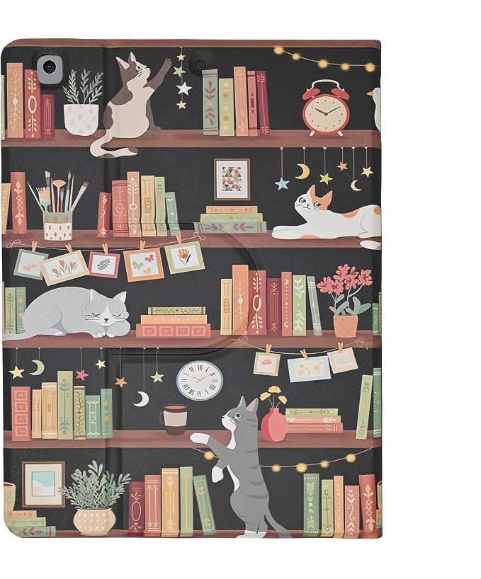 Cat on Bookshelf