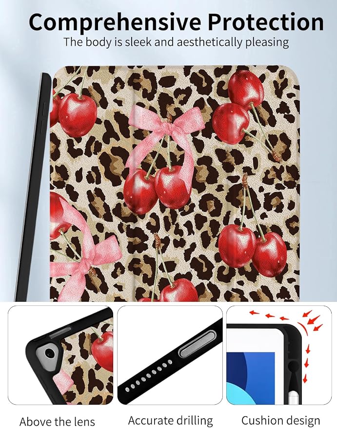 Brown Leopard 3 & Pink Bow