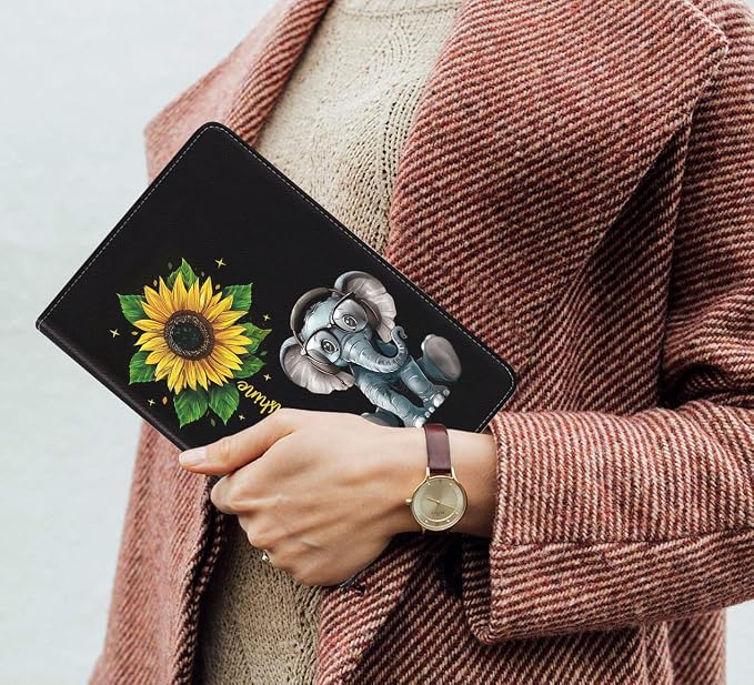 Elephant and Sunflower