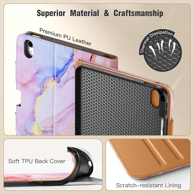 Y-pink Gold Marble