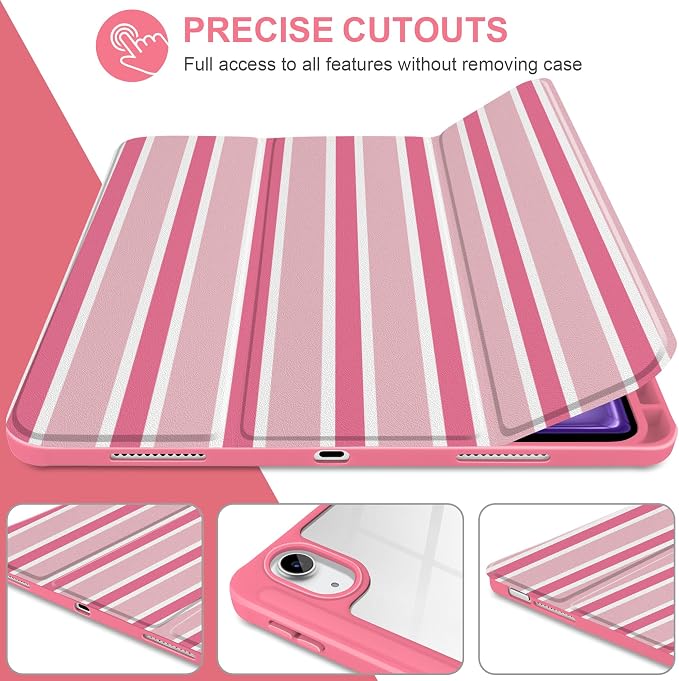 Light Pink & White Stripes