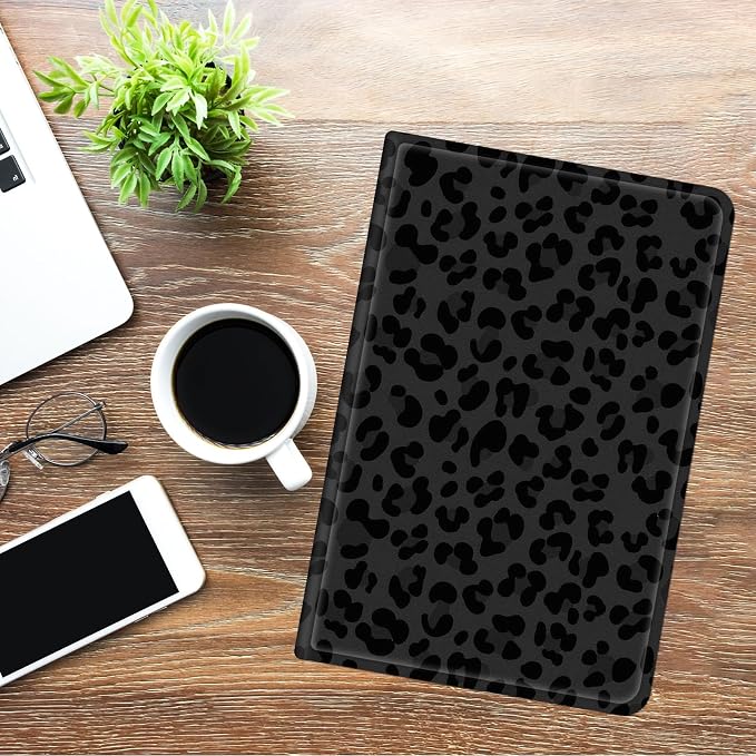 Black leopard print
