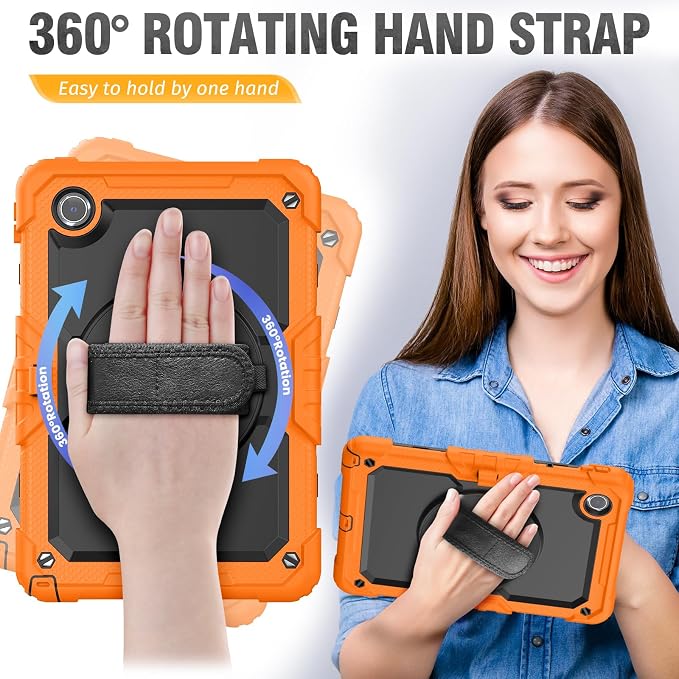 Black/Orange