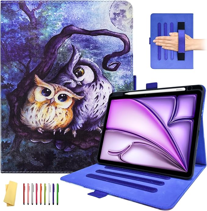 04# Purple Couple Owl Tree