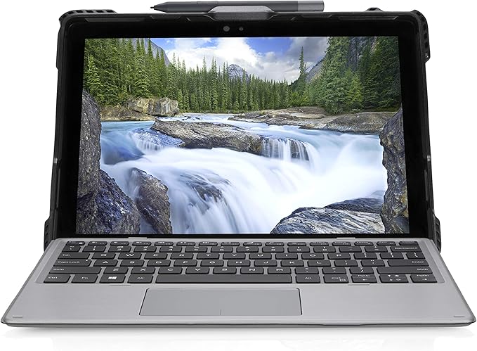 DELL RG1220C 31.2 cm (12.3 Inches) Shockproof Tablet Case (Shockproof Dell Latitude 7200 2-in-1 31.2 cm (12.3 inches) 270 g Black)